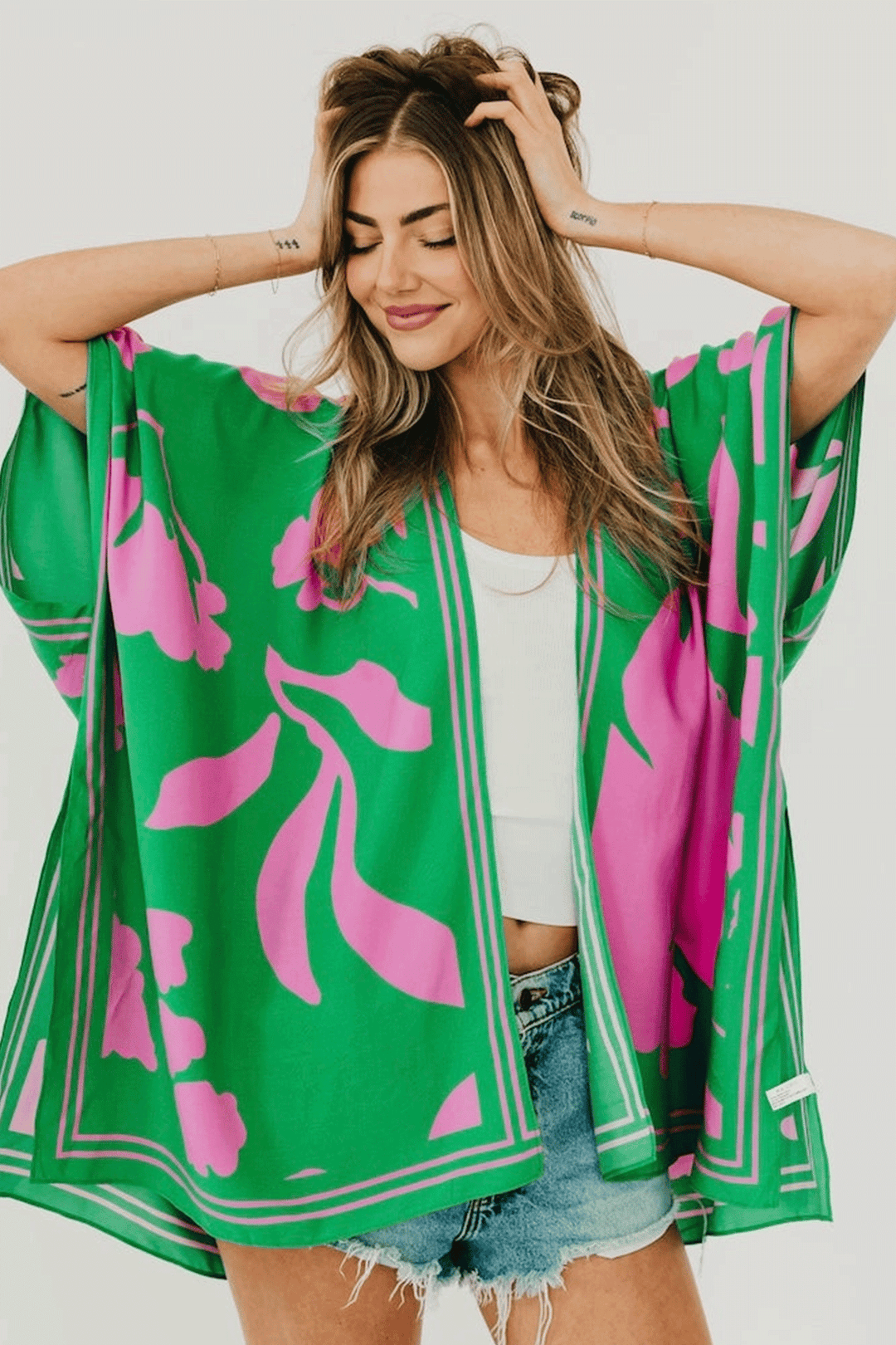 Island Breeze Kimono - Visual Media Number 1 of 2