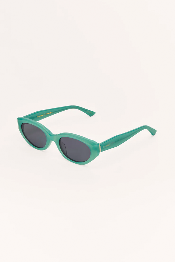 Heatwave Sunglasses | Matcha - Grey - Thumbnail Image Number 5 of 5
