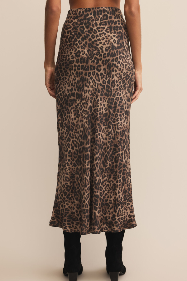 Izabel Leopard Skirt | Desert Tan - Visual Media Number 3 of 3