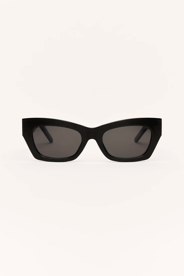 Sunkissed Sunglasses | Polished Black - Grey - Main Image Number 2 of 5