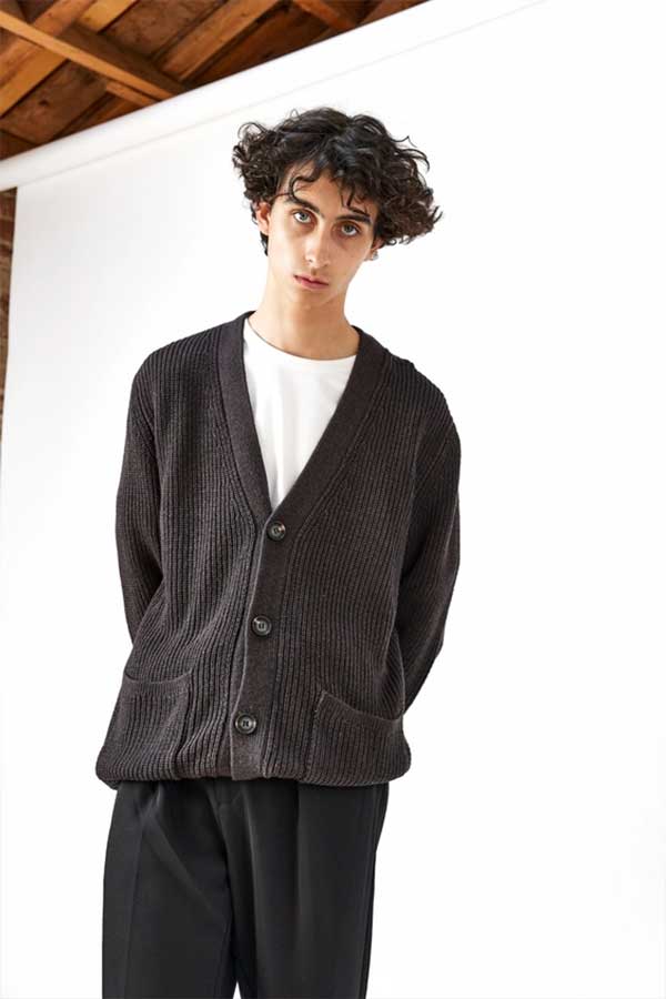 The Aiden Cardigan | Black - Thumbnail Image Number 1 of 3
