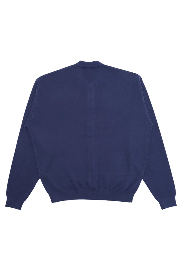 Jude Longsleeve Knit Cardigan Sweater | Navy - Visual Media Number 3 of 3