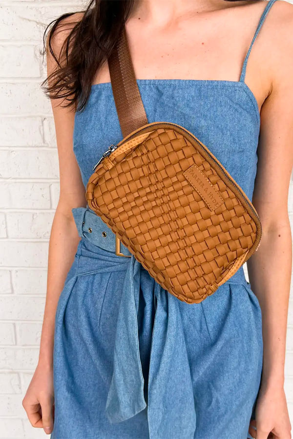 Woven Belt Bag | Camel - Visual Media Number 2 of 2