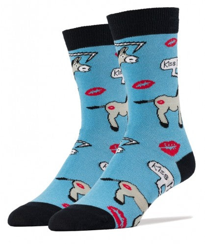 Kiss My Ass Crew Socks - Visual Media Number 1 of 1
