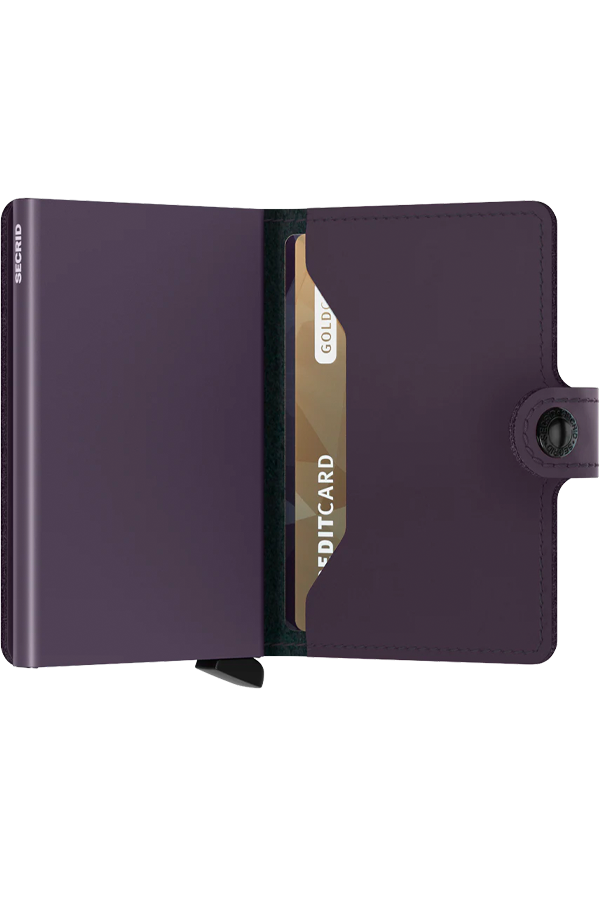 Miniwallet Matte | Dark Purple - Visual Media Number 3 of 4