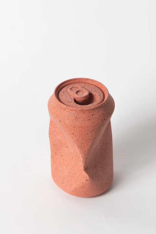 Soda Can Vase | Coral Terrazzo - Visual Media Number 1 of 2