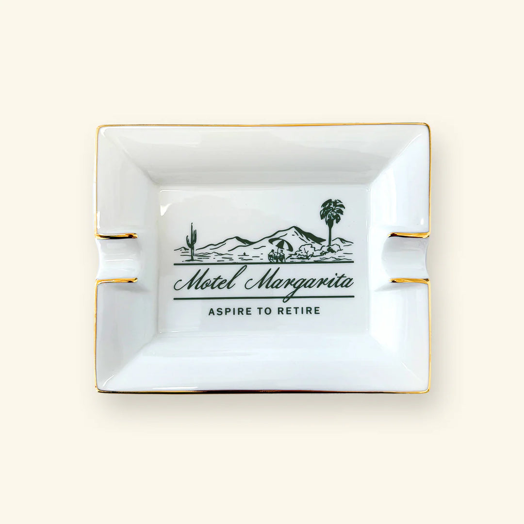 Landscape Ashtray | White Gold - Visual Media Number 1 of 1