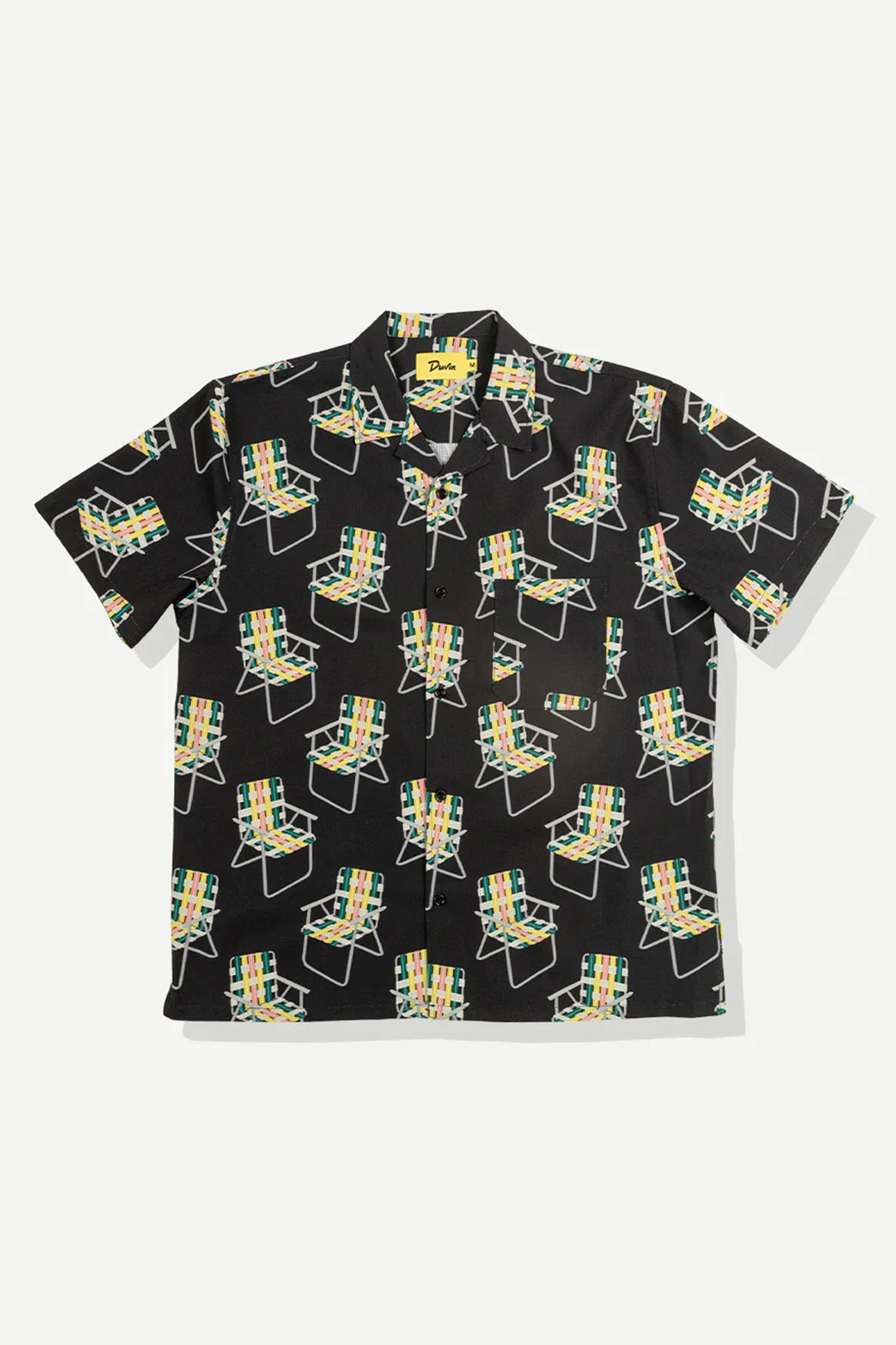 Lawn Chair Buttonup | Black - Visual Media Number 1 of 1