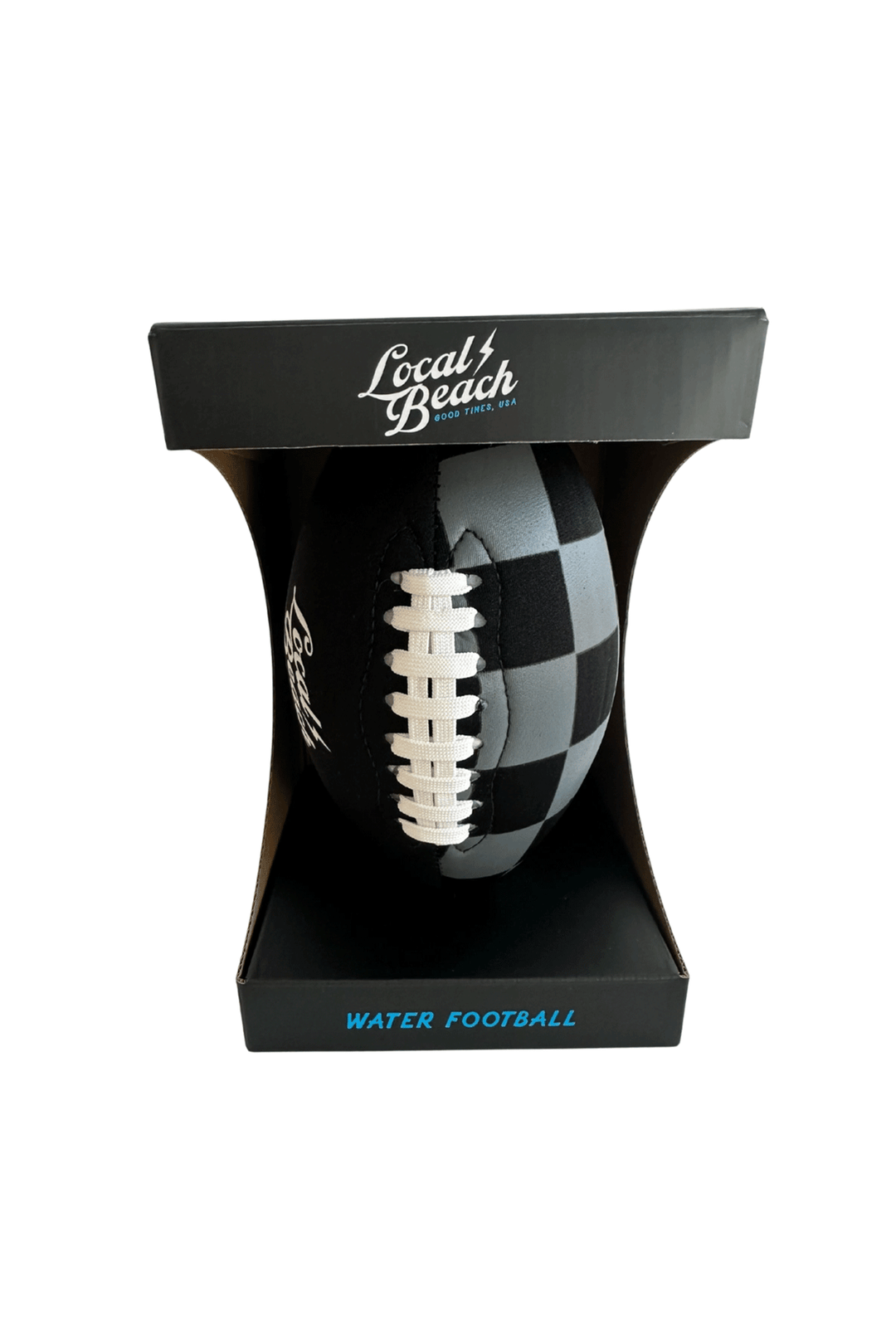 Checkered Football | Black & Grey - Visual Media Number 1 of 3