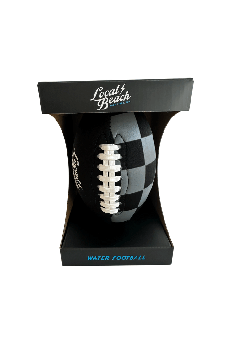 Checkered Football | Black &amp; Grey - Thumbnail Image Number 1 of 3
