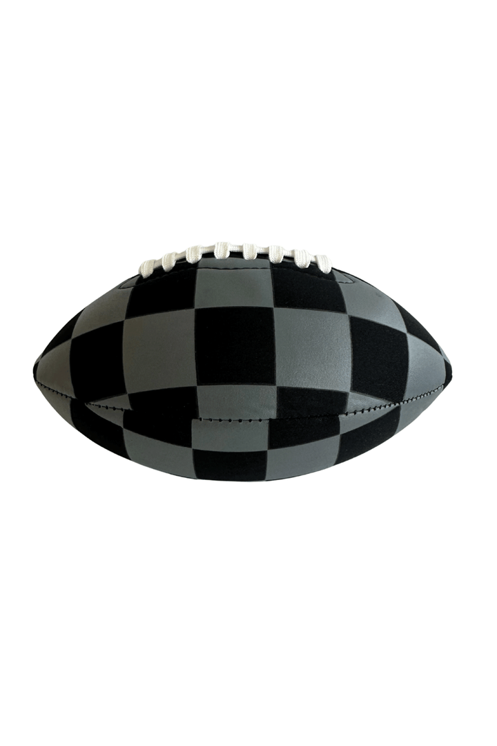 Checkered Football | Black &amp; Grey - Thumbnail Image Number 3 of 3
