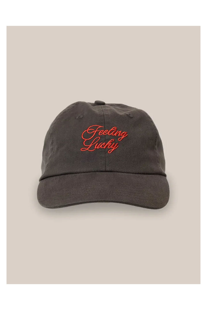 Feeling Lucky 6 Panel Cap | Merch Black - Thumbnail Image Number 1 of 2
