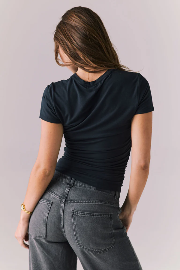 Louiss Tee | Licorice - Thumbnail Image Number 3 of 3
