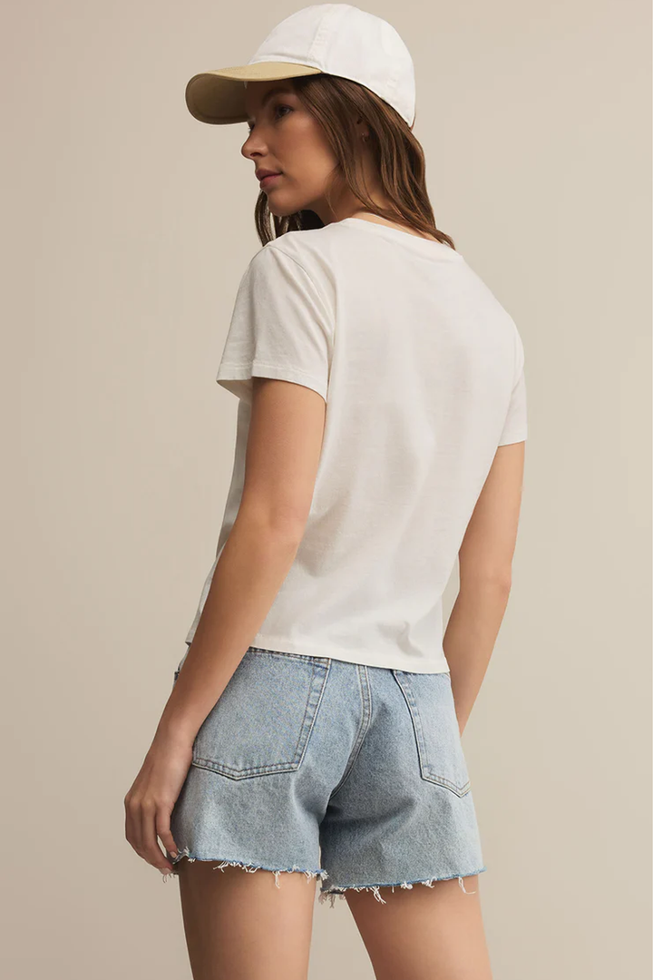 Lovers Tourist Tee | Sea Salt - Thumbnail Image Number 4 of 4
