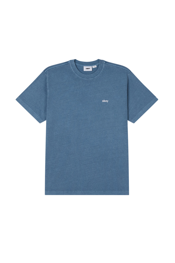 Lowercase Pigment Tee | Pigment Coronet Blue - Thumbnail Image Number 1 of 2
