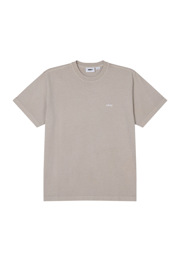 Lowercase Pigment Tee | Pigment Silver Grey - Visual Media Number 1 of 2
