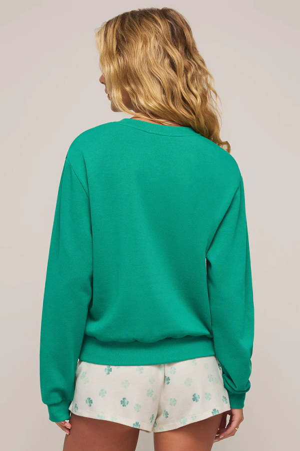 Lucky Sweatshirt | Lucky Green - Thumbnail Image Number 3 of 3
