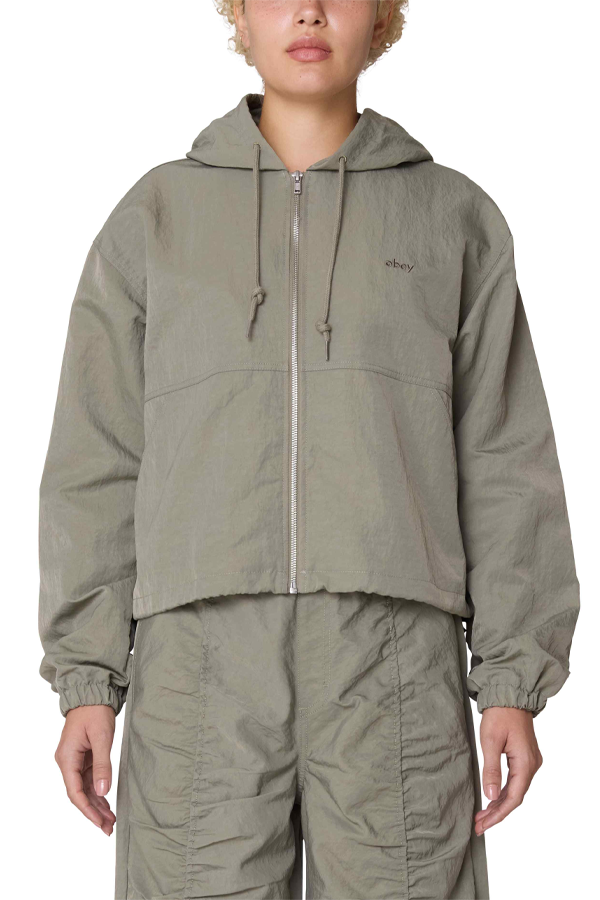 Lula Hooded Jacket | Sage - Visual Media Number 1 of 4