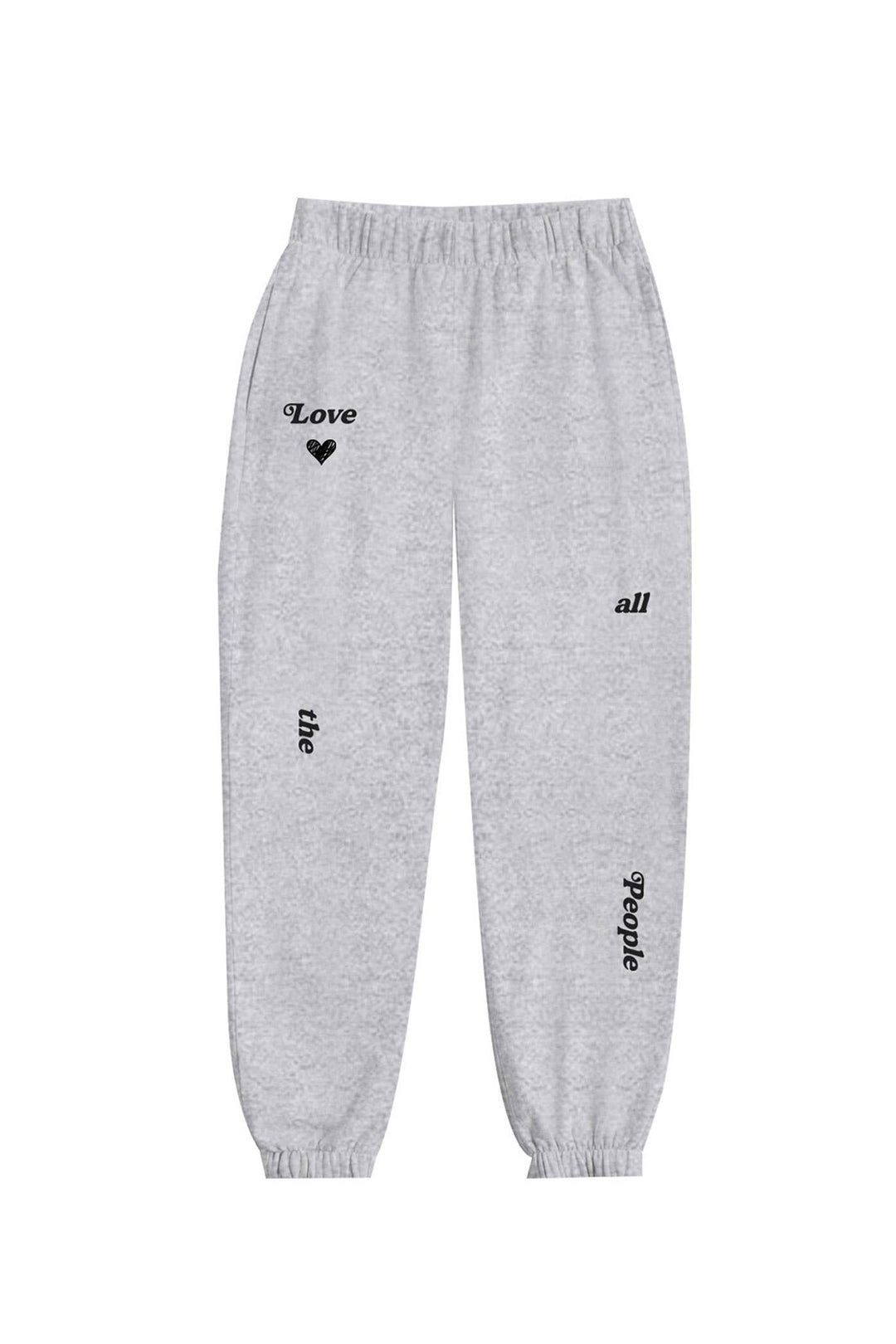 Love people Jogger Pant | Grey - Visual Media Number 1 of 1