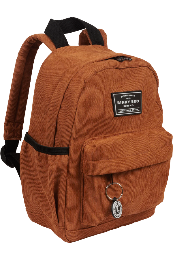 Brown Cord Backpack - Visual Media Number 1 of 1