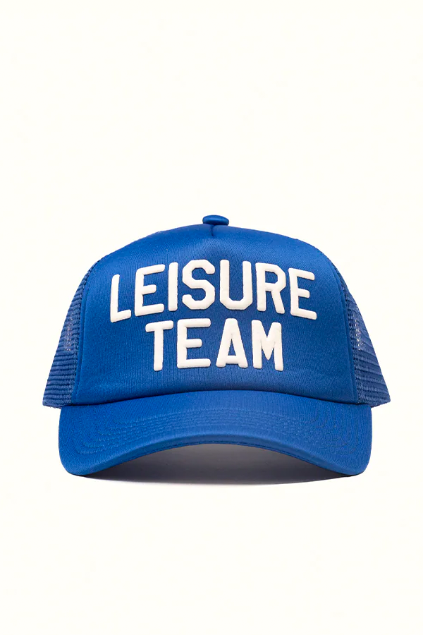 Leisure Team Trucker Hat | Blue - Main Image Number 1 of 2