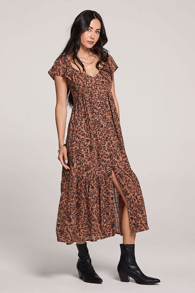 Sunraya Maxi Dress | Chestnut - Visual Media Number 3 of 3