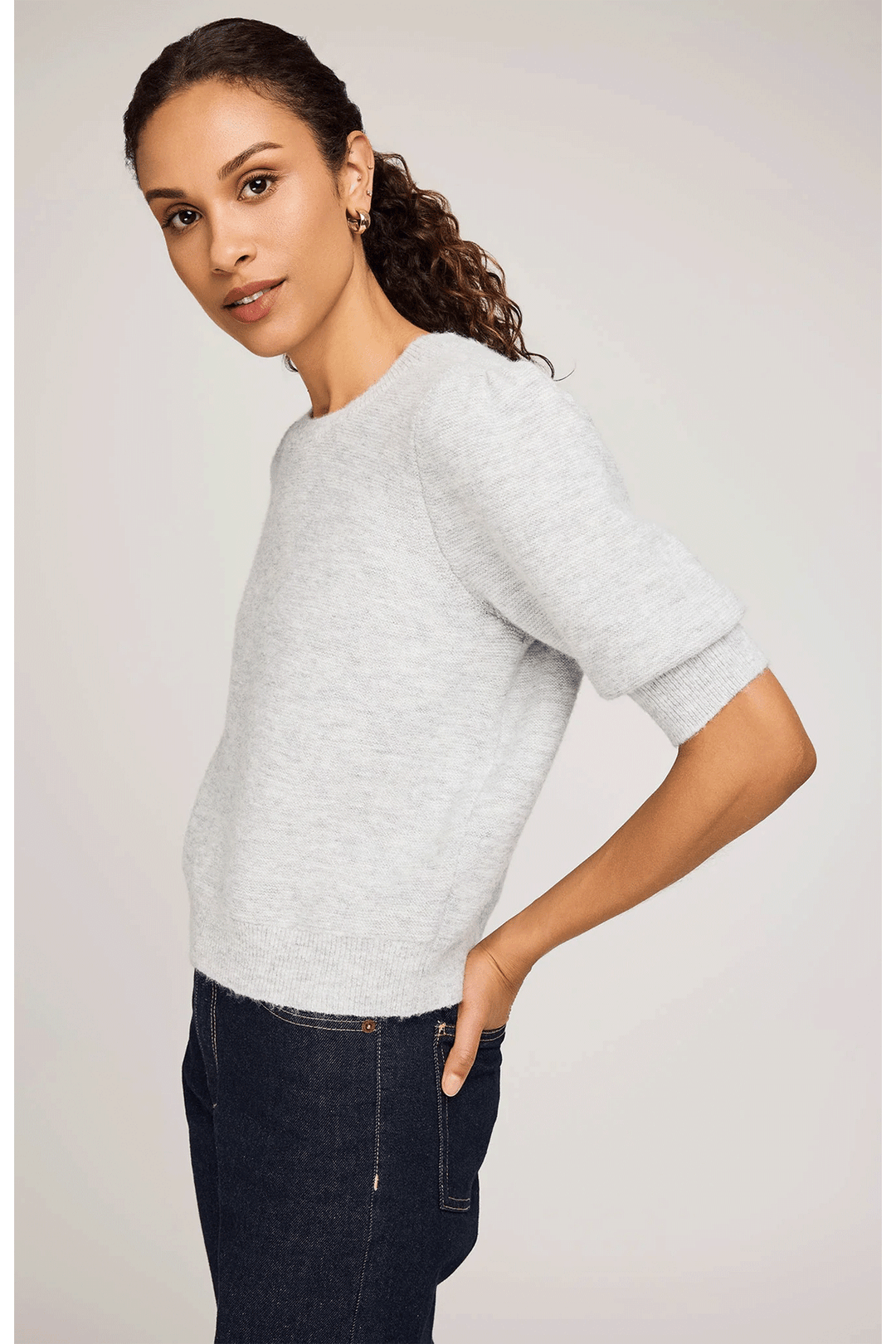 Marisol Sweater | Heather Ash - Visual Media Number 2 of 3