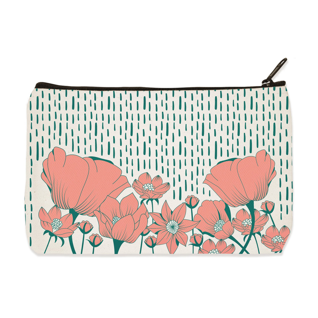 Poppy Print Zip Pouch - Visual Media Number 1 of 1