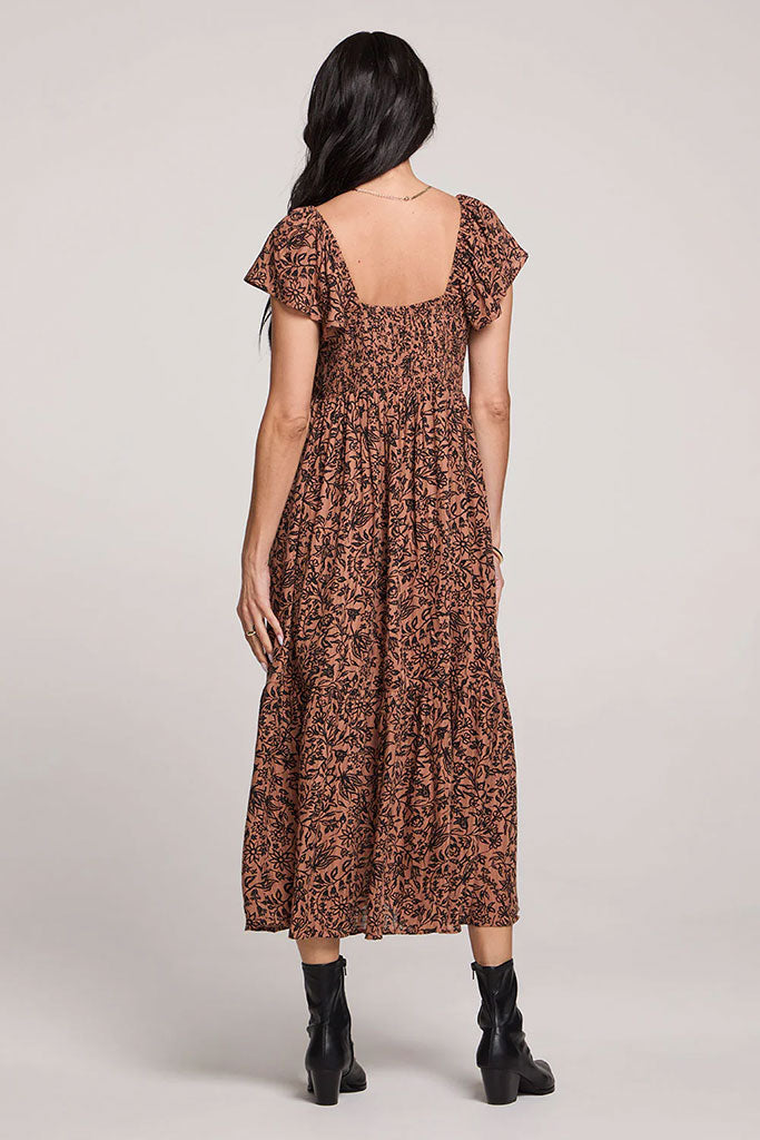 Sunraya Maxi Dress | Chestnut - Visual Media Number 2 of 3