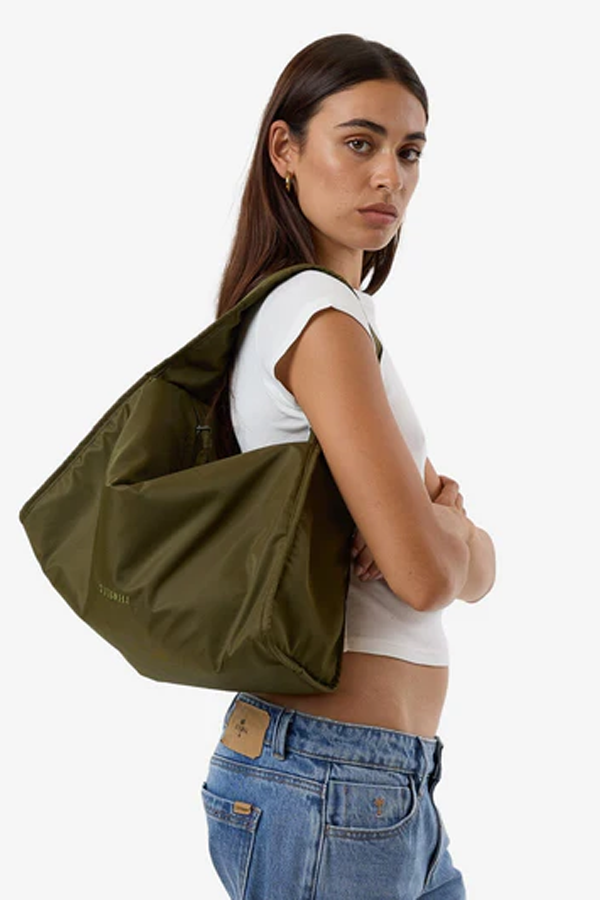 Margot Nylon Shoulder Bag | Tarmac - Thumbnail Image Number 1 of 4
