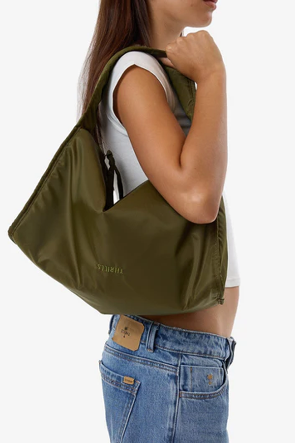 Margot Nylon Shoulder Bag | Tarmac - Thumbnail Image Number 2 of 4
