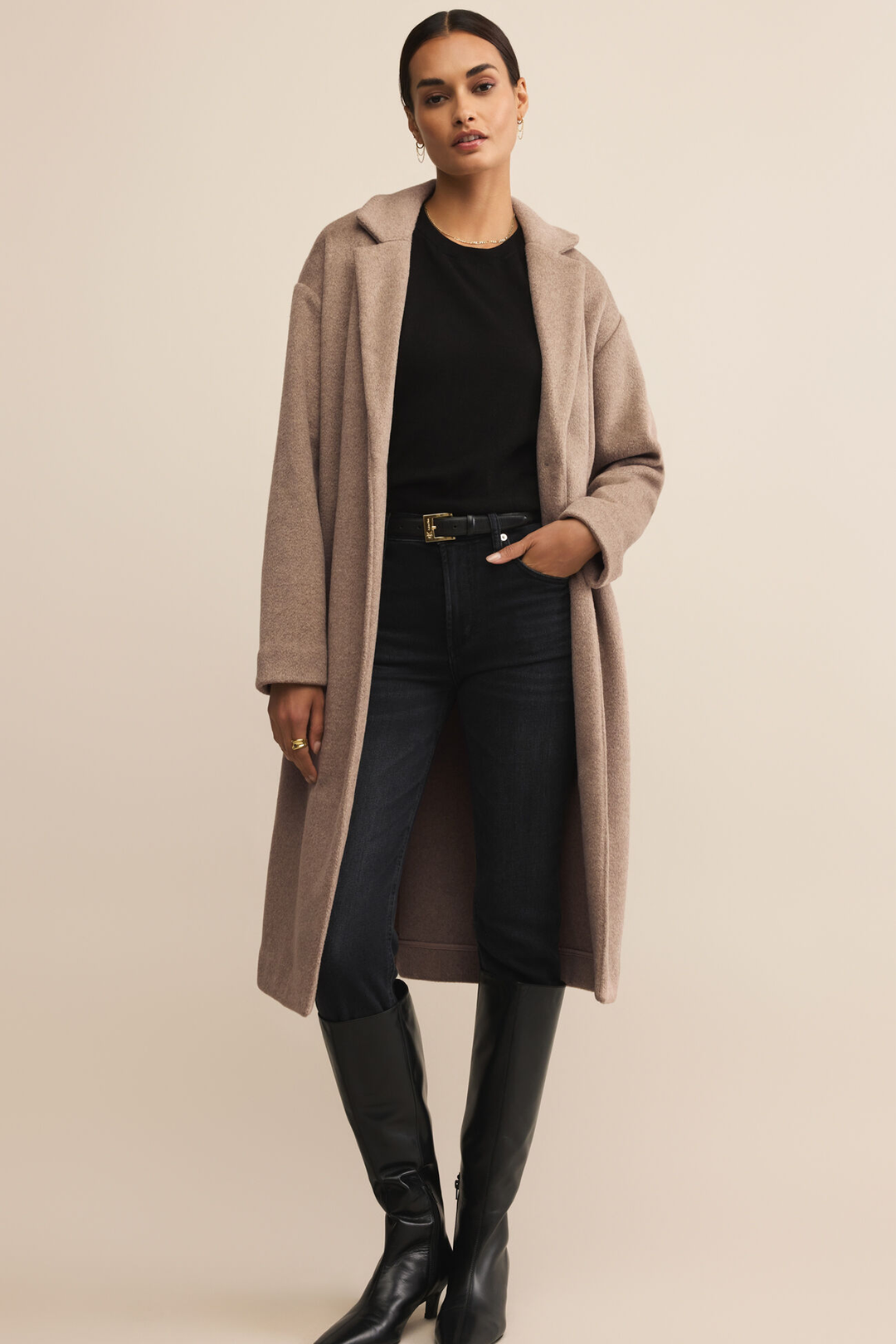 Mason Luxe Coat | Smokey - Visual Media Number 1 of 3