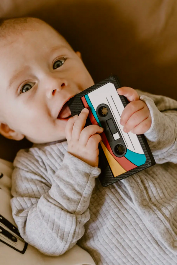 Retro Cassette Tape Teether | Multi - Visual Media Number 1 of 1