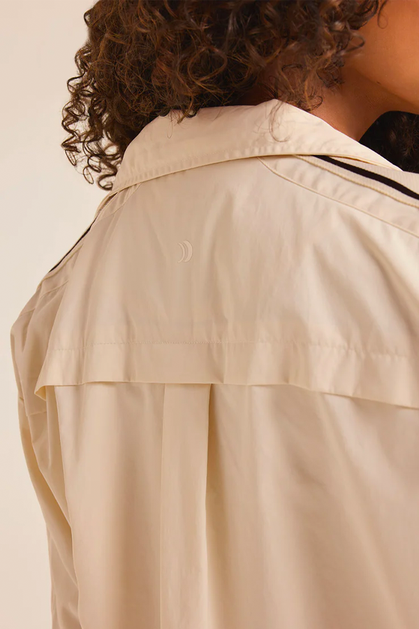 On Track Nylon Jacket | Sandstone - Thumbnail Image Number 3 of 4
