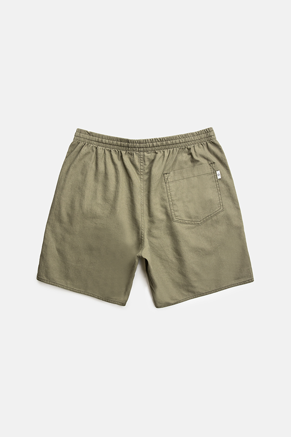 Classic Linen Jam Short | Olive - Main Image Number 2 of 5