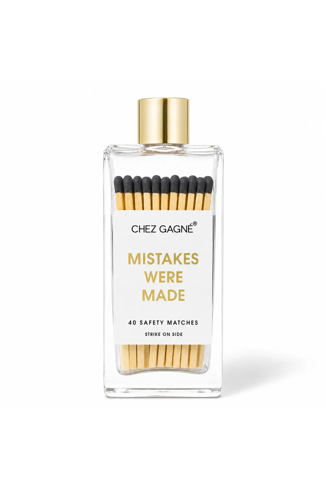 Mistakes Were Made Glass Bottle Matches - Visual Media Number 1 of 1