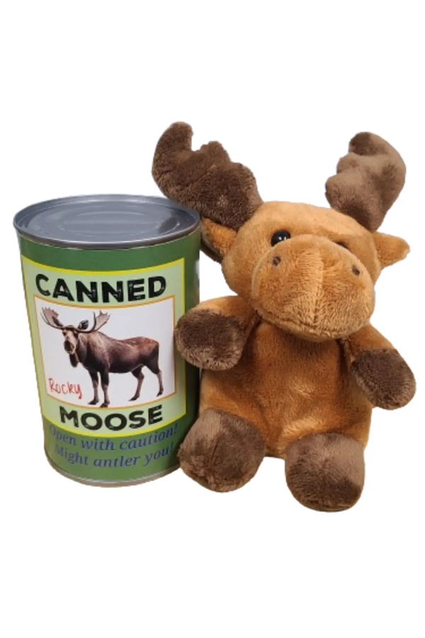 Canned Moose Stuffed Animal - Visual Media Number 1 of 1