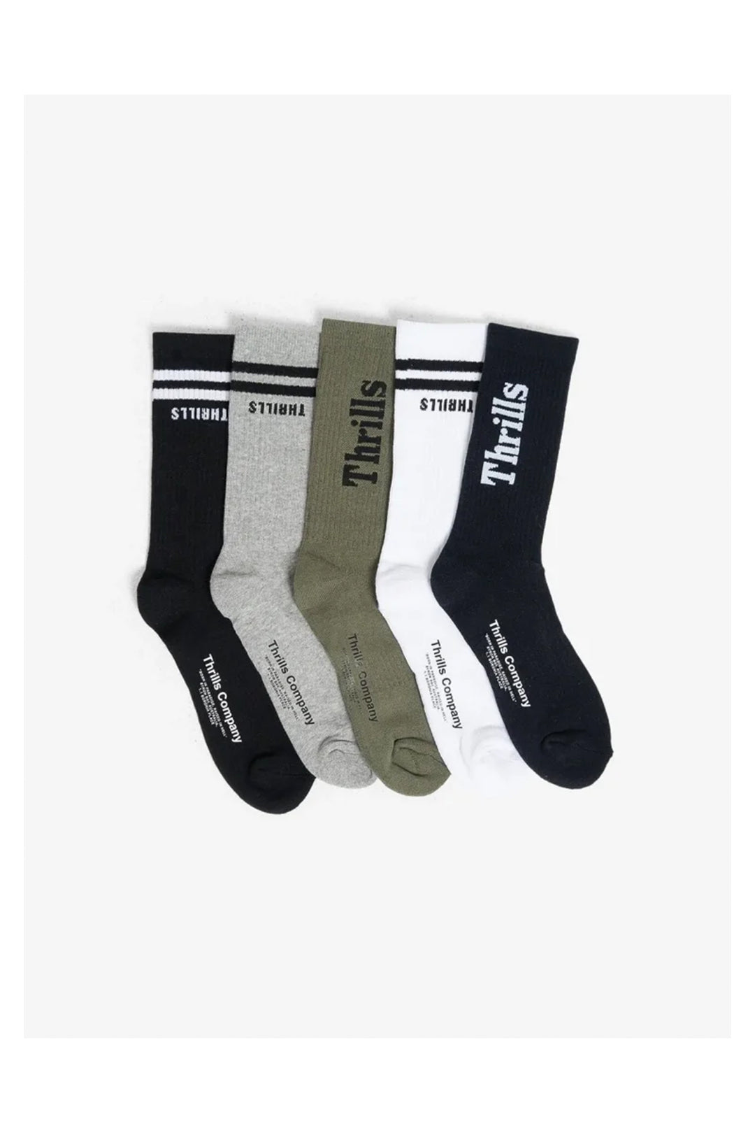Minimal Thrills 5 Pack Sock | Multi - Visual Media Number 1 of 1
