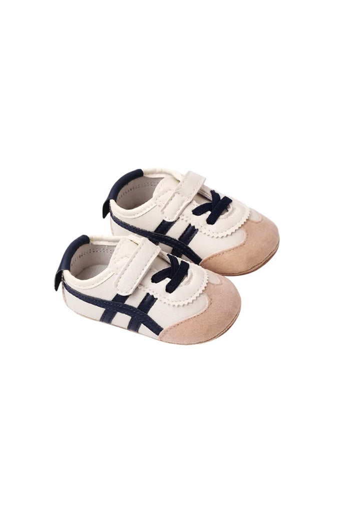 Retro Baby Sneakers | Navy - Visual Media Number 1 of 1