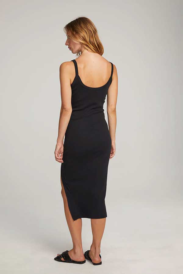 Serra Midi Dress | Licorice - Main Image Number 2 of 2