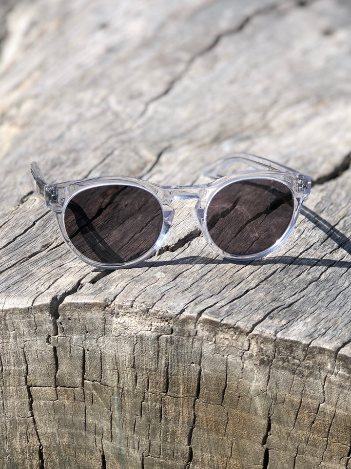 Gaviota Sunglasses | Crystal - Thumbnail Image Number 1 of 4
