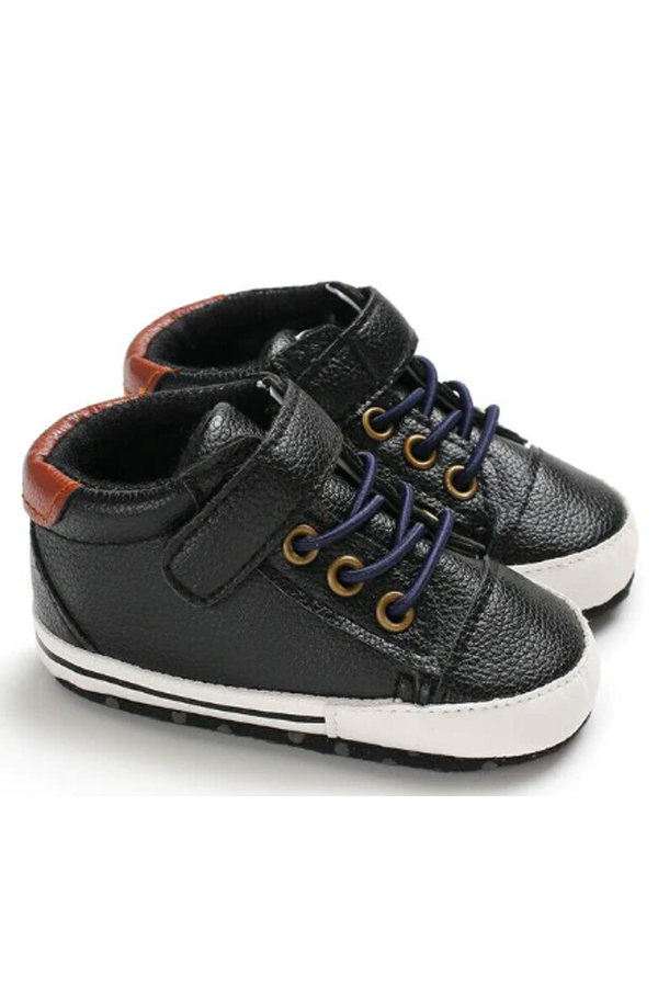 Justin Baby Sneakers | Black - Visual Media Number 1 of 1