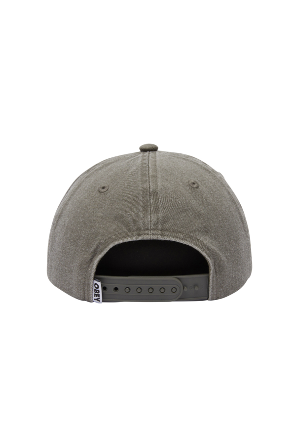 Pigment Posse 6 Panel Strapback | Pigment Olive - Visual Media Number 2 of 2