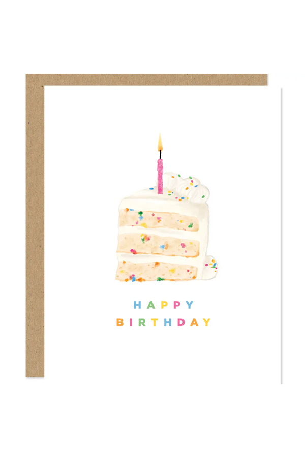 Birthday Cake Happy Birthday Card - Visual Media Number 1 of 1