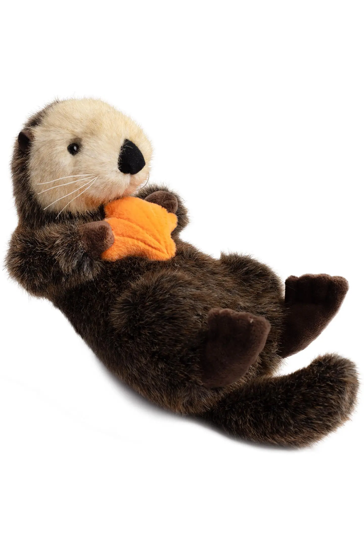 Owen the Sea Otter | 13 Inch Stuffed Animal Plush - Thumbnail Image Number 1 of 4
