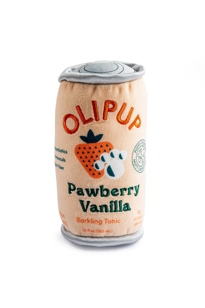 Olipup Pawberry Vanilla | Plush Squeaker Dog Toy - Thumbnail Image Number 1 of 2
