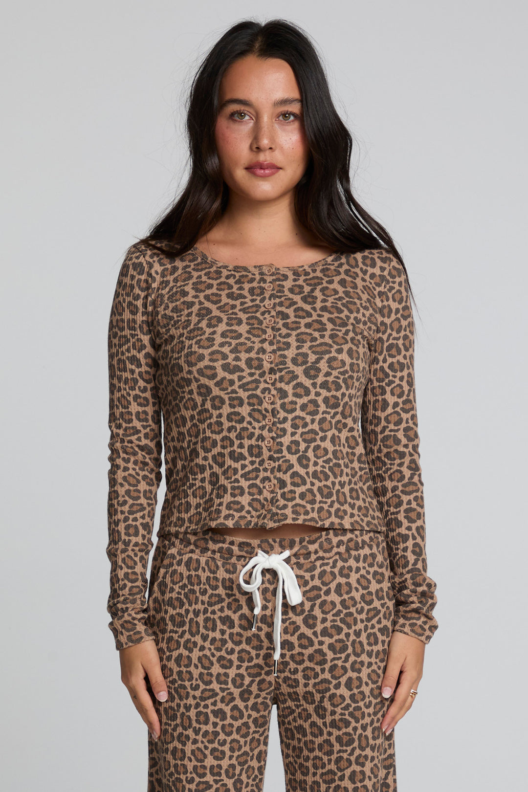 Klara Button Down Top | Leopard - Visual Media Number 3 of 4