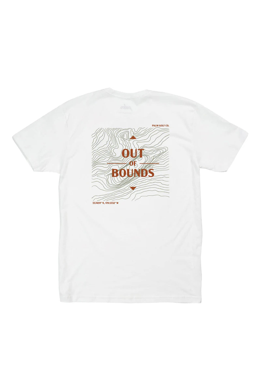 Out of Bounds T-Shirt | White - Visual Media Number 1 of 2