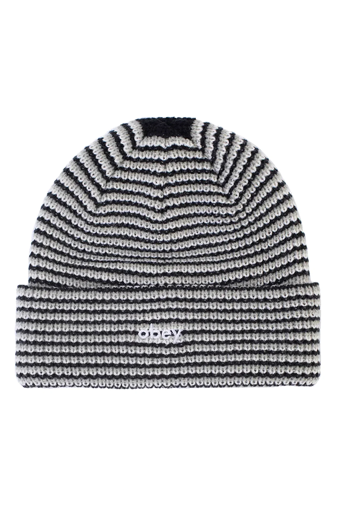 Parker Striped Beanie | Grey Multi - Visual Media Number 1 of 1