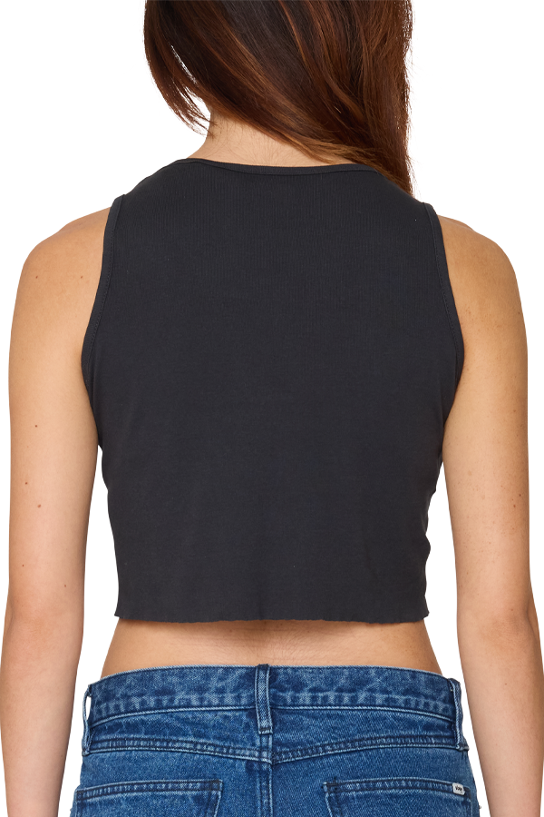 Obey Dizzy Stars Tank | Black - Thumbnail Image Number 2 of 2
